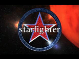 Star Fighter title screen for Playstation